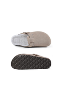 Clog Feminino em Camurça Forrado Bege Upper
