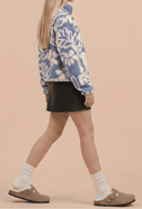 Clog Feminino em Camurça Forrado Bege Upper