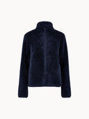 Jaqueta Feminina Bloom em Fleece Azul Upper